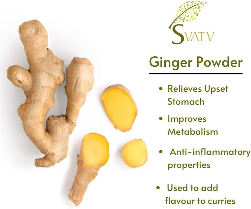 SVATV Ginger Powder (Zingiber officinale Roscoe) - 227g, 100% Natural for Immunity & Metabolism - Image 5